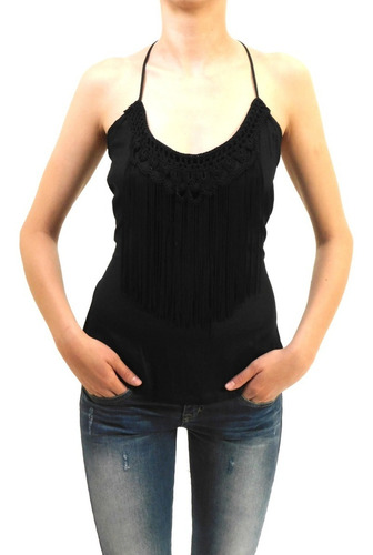 Imagen 3 de 4 de Blusa Studio F Barbitas T En Espalda Talla Xs Y S