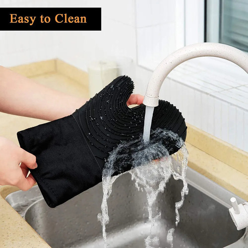 De Guantes De Silicona Para Horno N, 1 Par, Extralargos Y