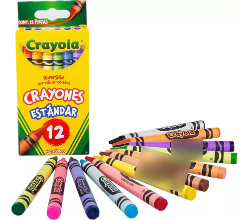 Crayones Crayolas Estandar 12 Paquetes De 12 Piezas Cada Uno