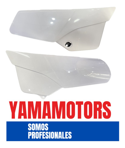 Tapas Laterales Yamaha Dt125/175 (blanca) Original Yamaha