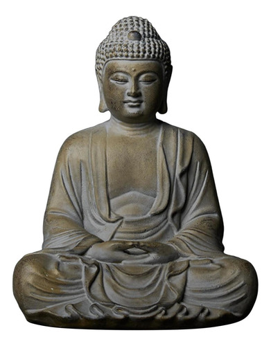 Estatua De Buda Zen Artesanía Feng Shui Estatuilla Para La