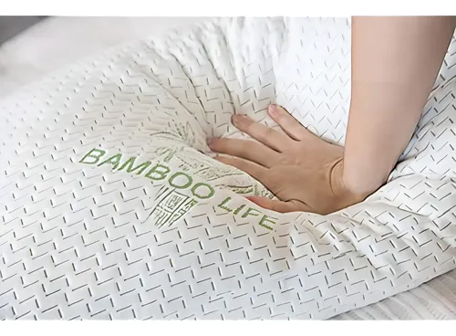 King Size 2 Pack Bamboo Pillow - Premium Bamboo, Cooling Shr