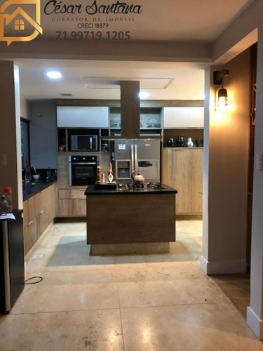 Imagem 20 de 30 de Casa Térrea 4 Suítes Em Condomínio Fechado - Lauro De Freitas - Ca01171 - 70544717