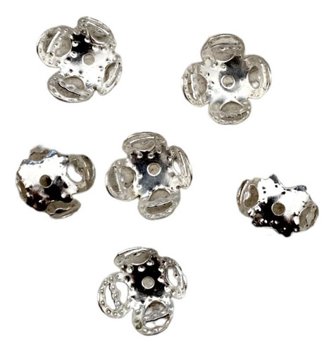 60 Piezas De Capuchon Atrapa Cuentas Terminal Pulsera 11 Gr