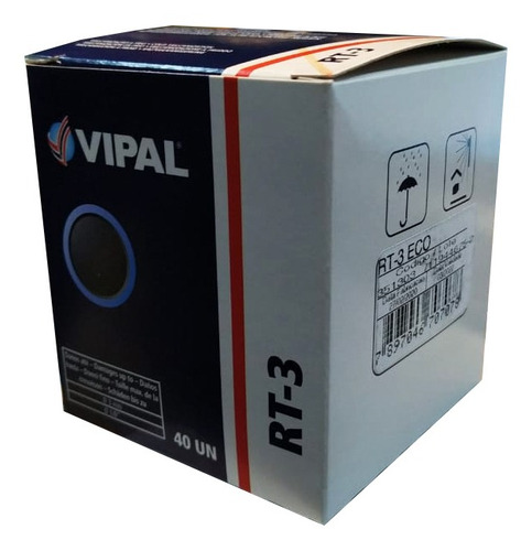 Remendo P/ Pneu Radial Sem Camera Rt-03 - Cx C/ 40unid Vipal