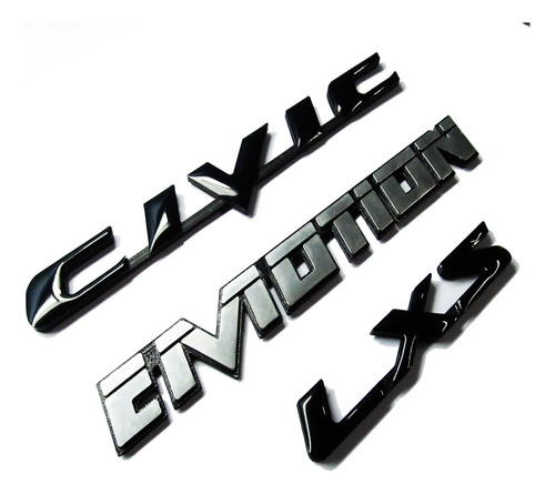 Emblemas Honda Civic Emotion Maleta Lxs Pega 3m