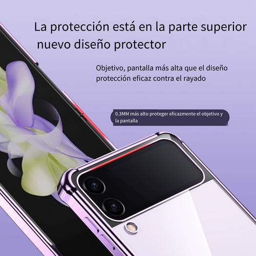 Capa Para Samsung Galaxy Z Flip3/z Flip4/z Flip5, Capa De Te