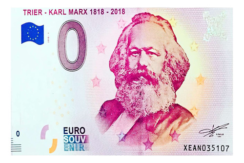 Vinilo 20x30cm Marx En Actitud Reflexiva Comunismo P3