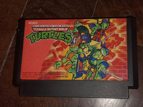 Juego Tortugas Ninja 2(orig/jap) Para Famicom/nintendo Impor