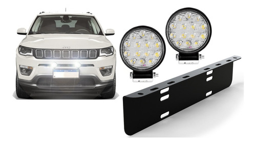 Farol De Milha + Suporte Suzuki Jimny Grand Vitara Tr4 T4