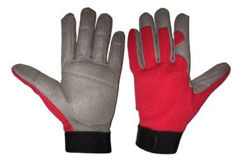 Guantes Anti Vibracion Gris / Rojo - Seguridad Laboral