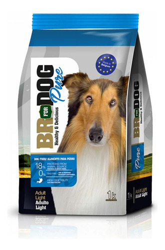 Concentrado Perro Br For Dog Pure Adulto Light 1 Kg