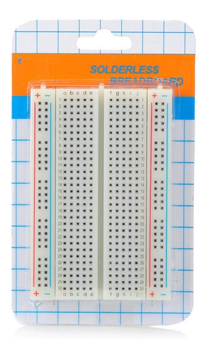 Protoboard Breadboard Pequeño 1 Regleta 400 Puntos