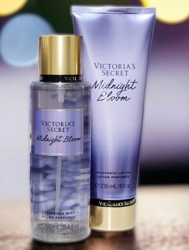 Victoria Secret Set Splash + Crema Midnight Bloom