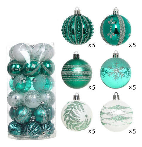 30 Piezas De Adornos Navideños Decorativos, Pequeños
