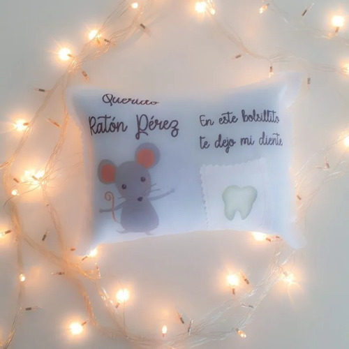 10 Almohadones Souvenir Raton Perez Ideal Revendedores Blanco Ratoncito Pérez