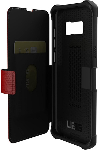 Imagen 5 de 9 de Carcasa Flip Samsung Galaxy S8 Plus Uag Metropolis Magma