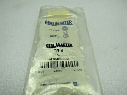 Sealmaster Tr4 Rod End 1/4 , Fm , Rh , 1/4-28 Jje