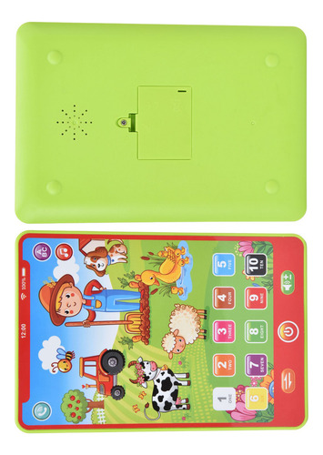 Tableta De Aprendizaje Para Niños, Patrón De Dibujos Animado