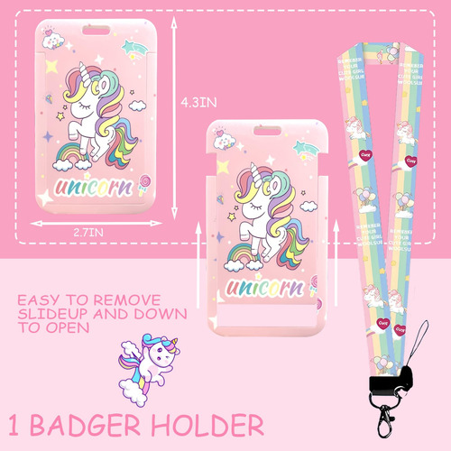 Set De Material Escolar Con Diseño De Unicornio De Tsilrmsaf