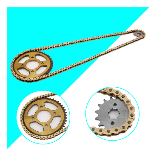 Kit De Arrastre Cadena Reforzada Italika Dm200 250 F0203ks24