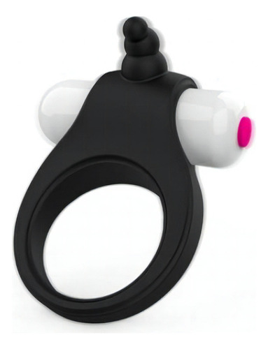 Anillo Vibrador Para Pene Duet S-hande Color Negro