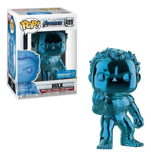 Funko Pop! Hulk Marvel Avengers (blue Chrome) - 499