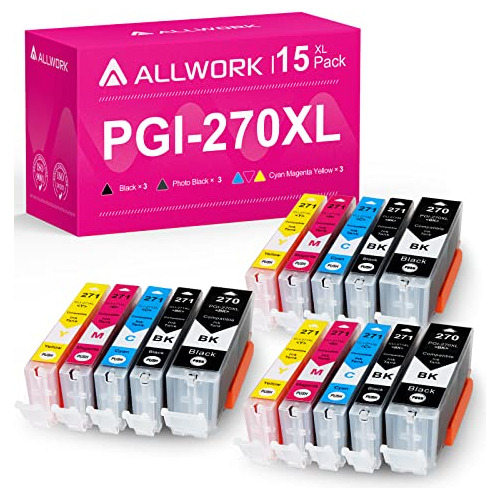 S De Tinta Compatibles Pgi270xl Cli271xl De Repuesto Ca...