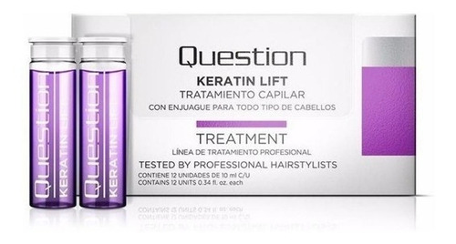 Ampolla Keratin Lift Con Enjuague X 12 Question