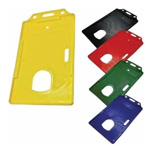 Porta Carnet Plástico Paquete X 100 Unidades Unicolor