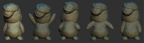 Imagen 2 de 4 de Mini Oogie Boogie 5 Poses- Arte Plastico