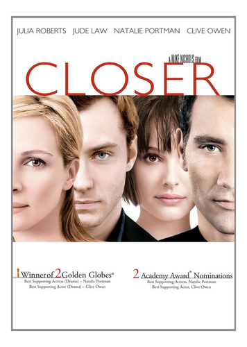 Dvd Closer | Llevados Por El Deseo (2004)