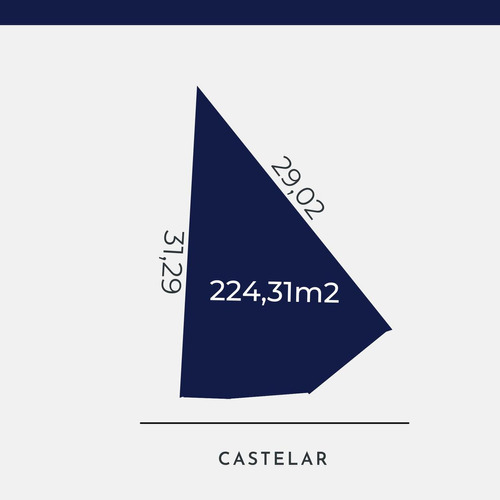 Lote Terreno Venta - Castelar Financia Permuta