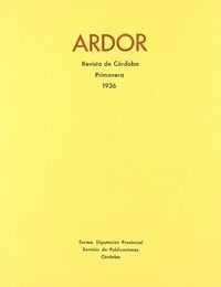 Libro Ardor.- Revista De Cordoba. Pri - Aa.vv.