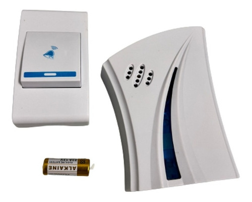 Timbre Inalámbrico Candela 80-100mts 38 Melodias 7278 Color Blanco