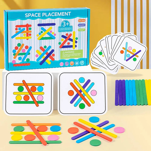 Juego Educativo De Diseño De Patrones Rainbow Puzzle