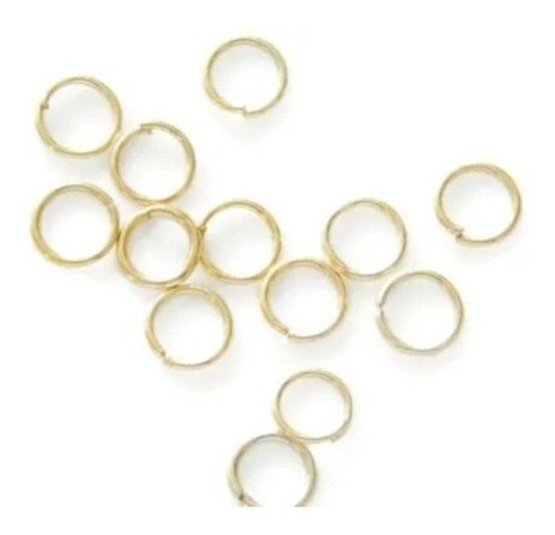 Argolla En Chapa De Oro 14k, 3,4,5,6,8,10mm  100 Gr +envio