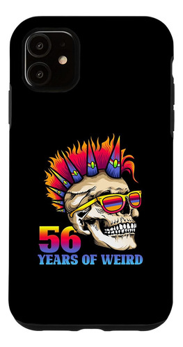 Funda Para iPhone 11 56 Cumpleaños 56 Años De Calavera Gótic