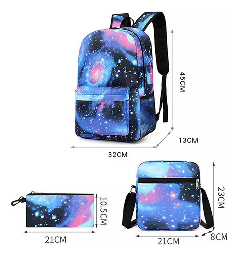 A L Anime Naruto Hinata Mochila Mochila Set Para Hombre Estudiante Mujer Estudiante Lindo MĂșltiples Opciones Disponibles Gran Capacidad Ligero 3pcs