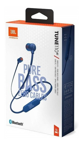 Auriculares inalámbricos JBL Tune 110BT blue