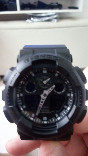 Relogio Casio G Shock Ga 100 Bbn Pulseira De Nylon.