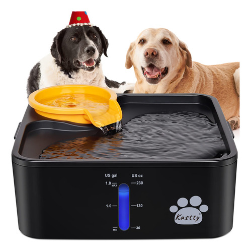 Fuente De Agua Para Mascotas 7l Con 5 Filtraciones