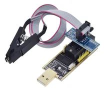 Comprar Programador Memoria Usb Ch341a + Adaptador Clip Sop8 Serie