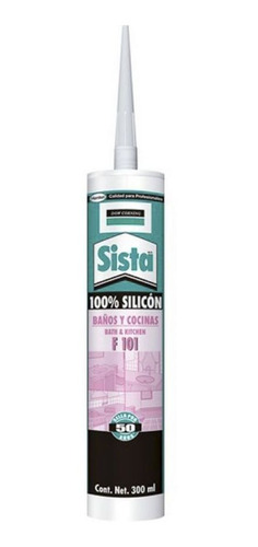 Silicón Baños Y Cocinas Transparente 300ml F101 12pzs