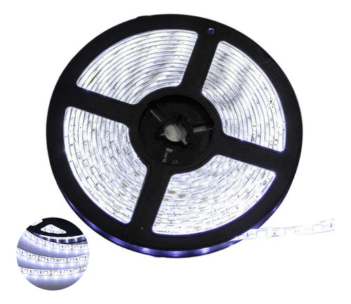 Kit 3 Fita Led 12v Ip20 5mt 14w Mt/300leds 6000k Branco Luz Branco-frio 110v/220v