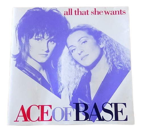 Ace Of Base All That She Wants Cd Disco Sencillo 1993 Bmg