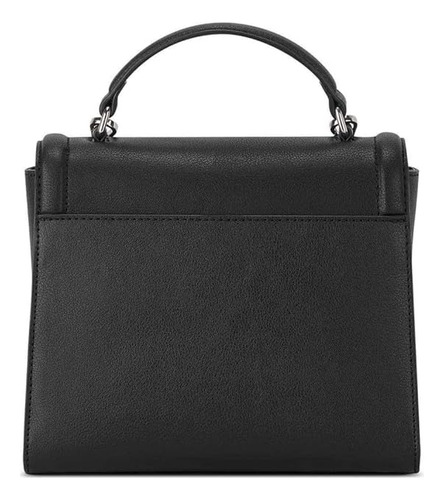 Nine West Antionetta Bandolera Con Asa Superior Bolsa Negra Negro Liso Negro Negro