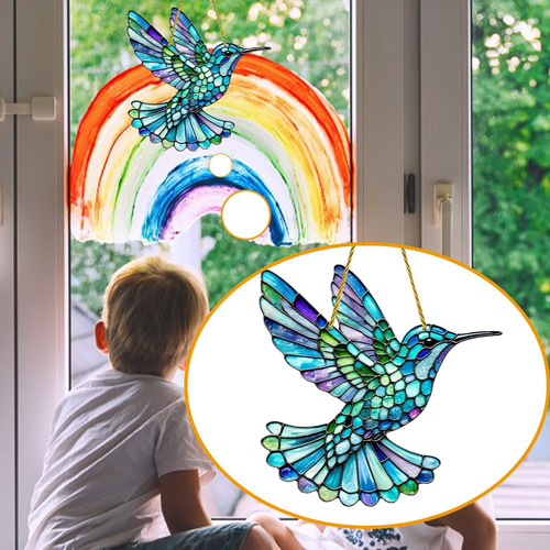 Para Pájaros Para Colibríes De Pájaros Acrílicos Colgante De