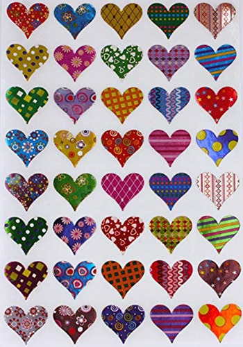 San Valentín Corazón Pegatina  varios Diseños