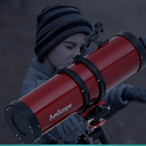 Telescopio Reflector Amscope 130mm Montura Ecuatorial